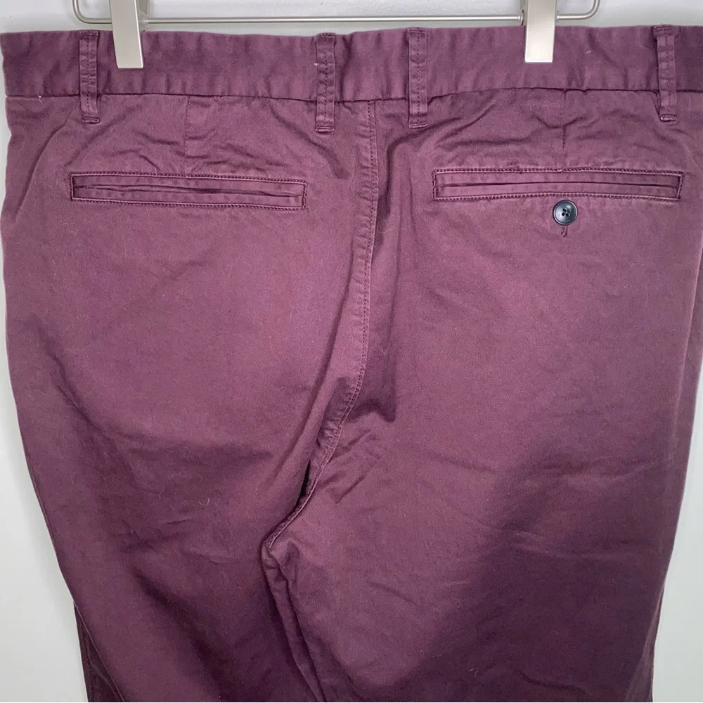 Everlane slim fit chino pants flat front sz 35W 31.5L 35